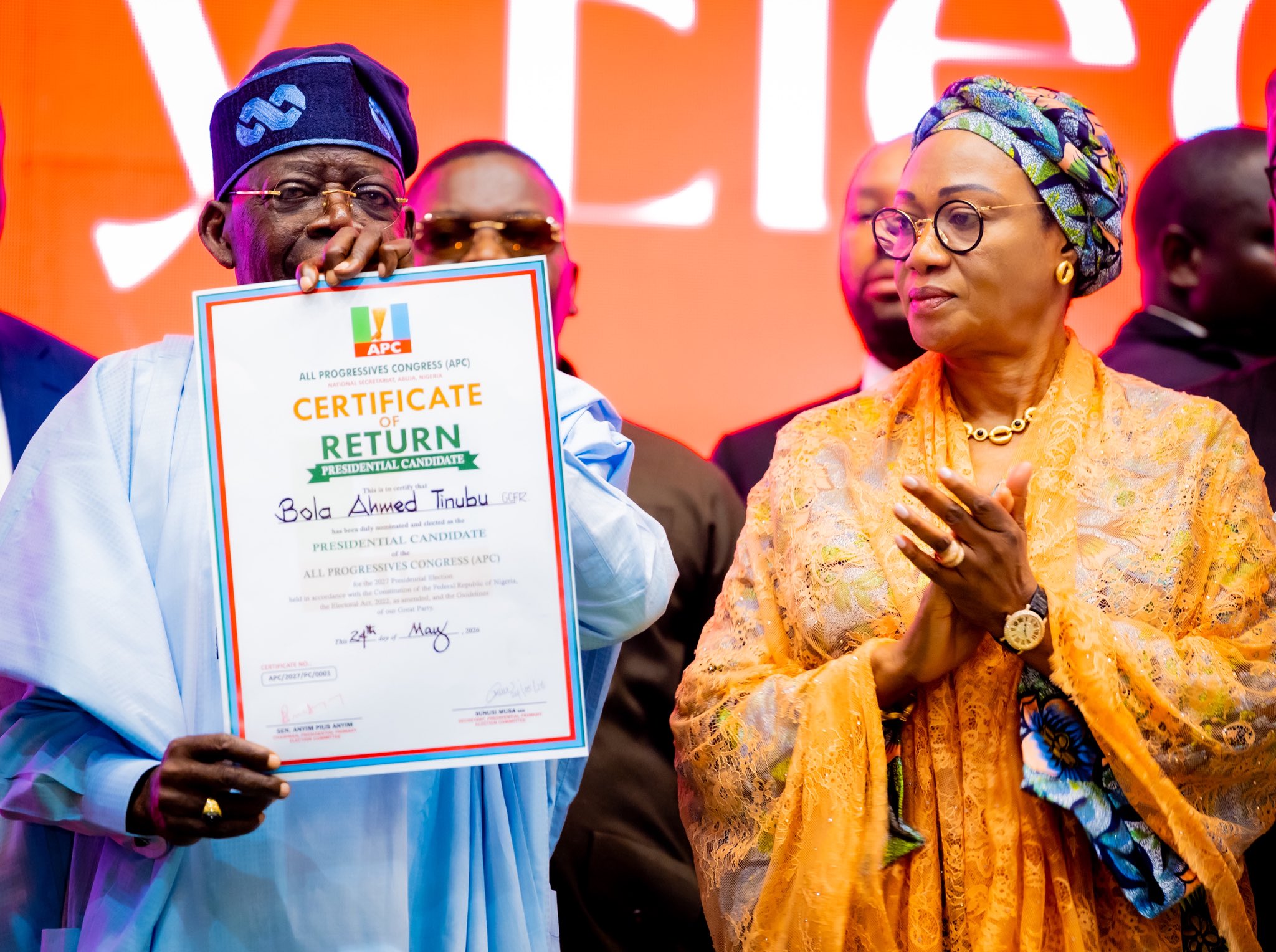 President Bola Ahmed Tinubu Secures Landslide Victory in APC Presidential Primary